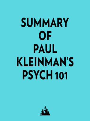 cover image of Summary of Paul Kleinman's Psych 101